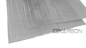 x2 Aluminum Silver Mesh Grille Sheet Grid Insert for Body Panels Vent - 8 3/4