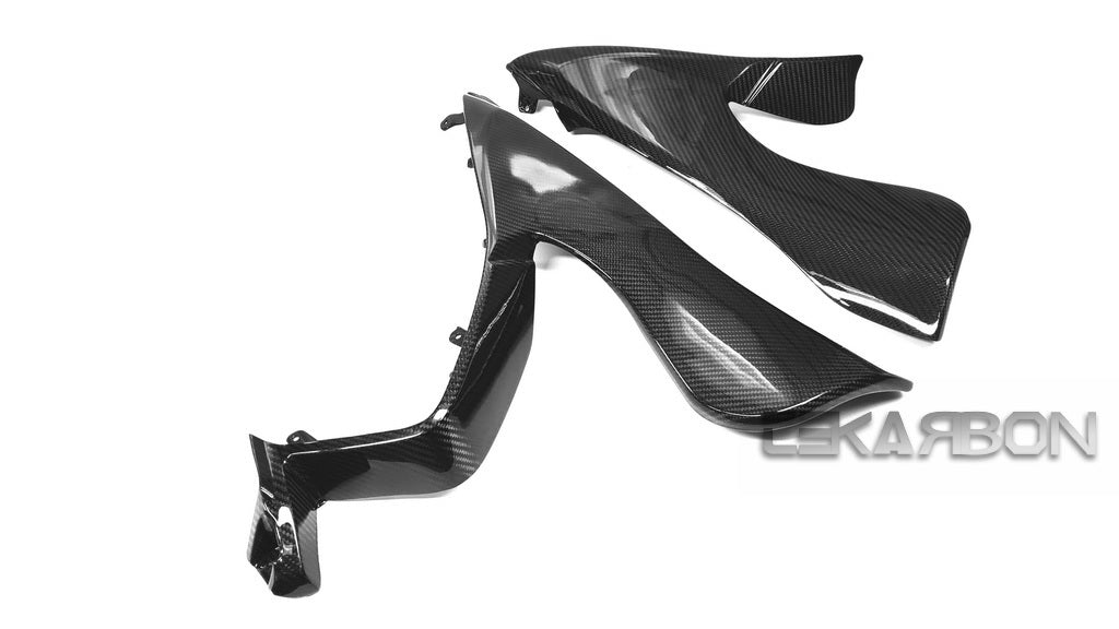 1999-2007 Suzuki GSX1300R Hayabusa Dash Panels – 100% Carbon Fiber (4-Piece Kit) Gloss 3K Twill