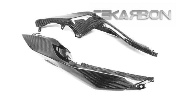 2013 - 2016 Kawasaki ZX6R Carbon Fiber Tail Side Fairings