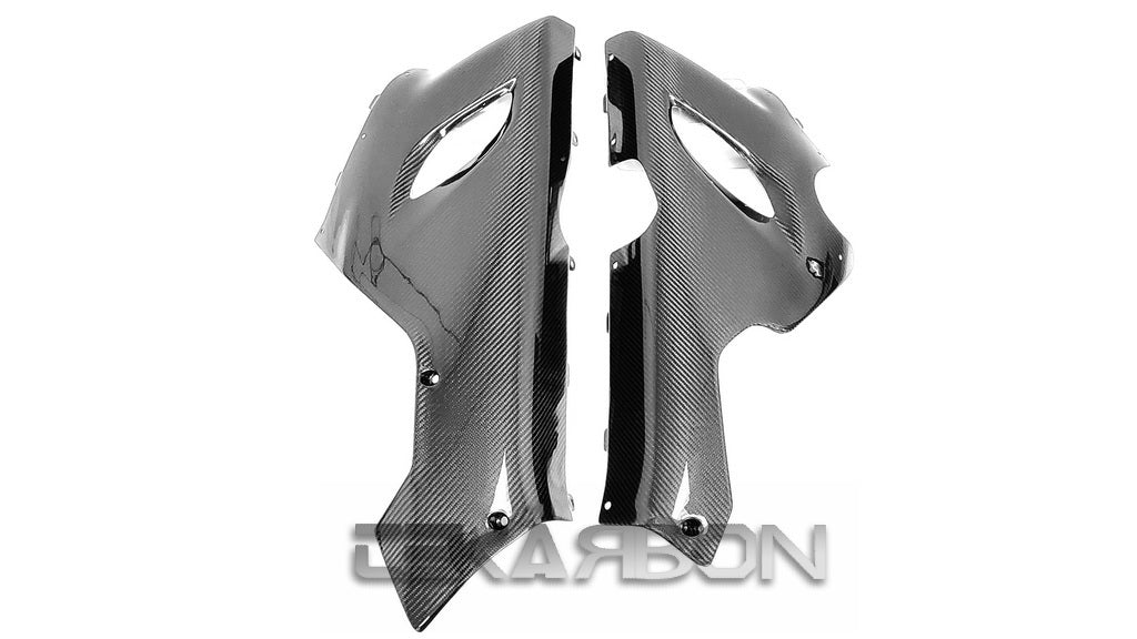 Tekarbon :: 2005 - 2006 Kawasaki ZX6R Carbon Fiber Lower Side Fairings