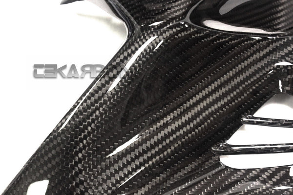 2015 - 2023 Kawasaki Ninja H2 / H2R Carbon Fiber Front Side Tank Panels