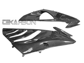 2009 - 2011 BMW S1000RR / HP4 Carbon Fiber Mid Side Fairings