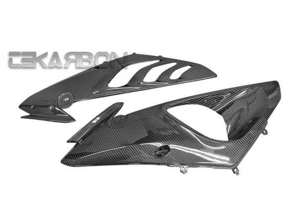 2009 - 2011 BMW S1000RR / HP4 Carbon Fiber Mid Side Fairings
