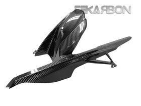 2019 - 2021 BMW S1000RR Carbon Fiber Rear Hugger w/ Chain Guard