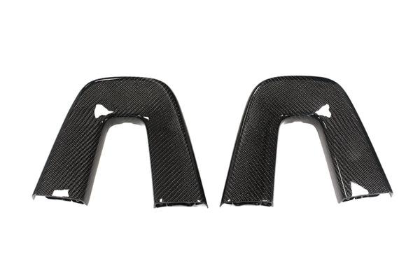 2009 - 2016 BMW E89 Z4 Carbon Fiber Front Anit Roll Bar Covers - 2x2 Twill