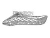 2014 - 2017 Ducati Monster 1200 / 821 Carbon Fiber Exhaust Heat Shield RH