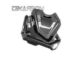 2017 - 2019 Kawasaki Ninja 650 Carbon Fiber Key Sprocket Cover