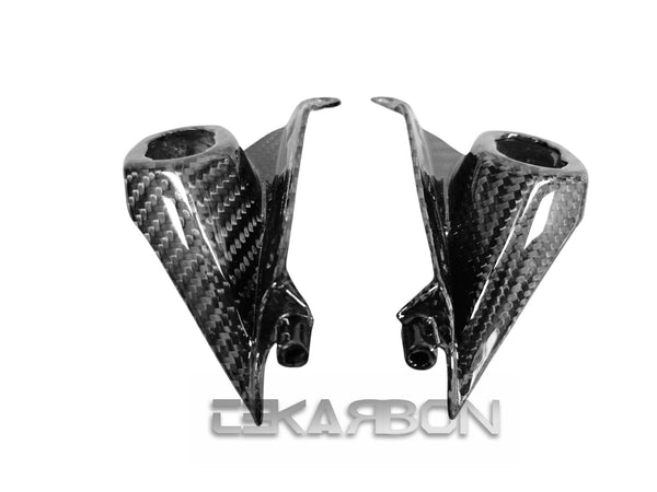 2014 - 2016 Kawasaki Z1000 Carbon Fiber Headlight Side Covers