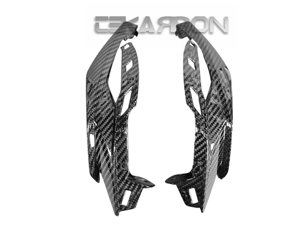 2014 - 2016 Kawasaki Z1000 Carbon Fiber Headlight Side Panels