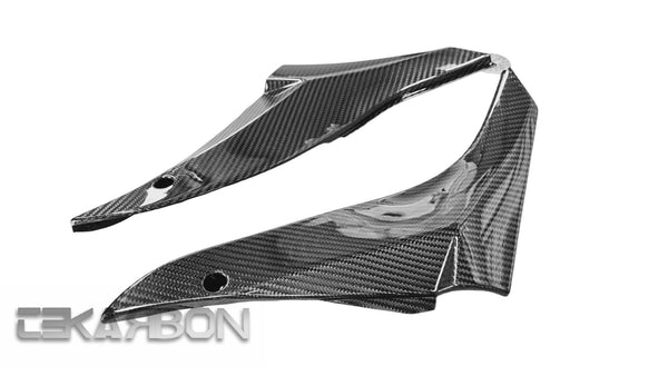 2008 - 2010 Kawasaki ZX10R Carbon Fiber Side Tank Panels