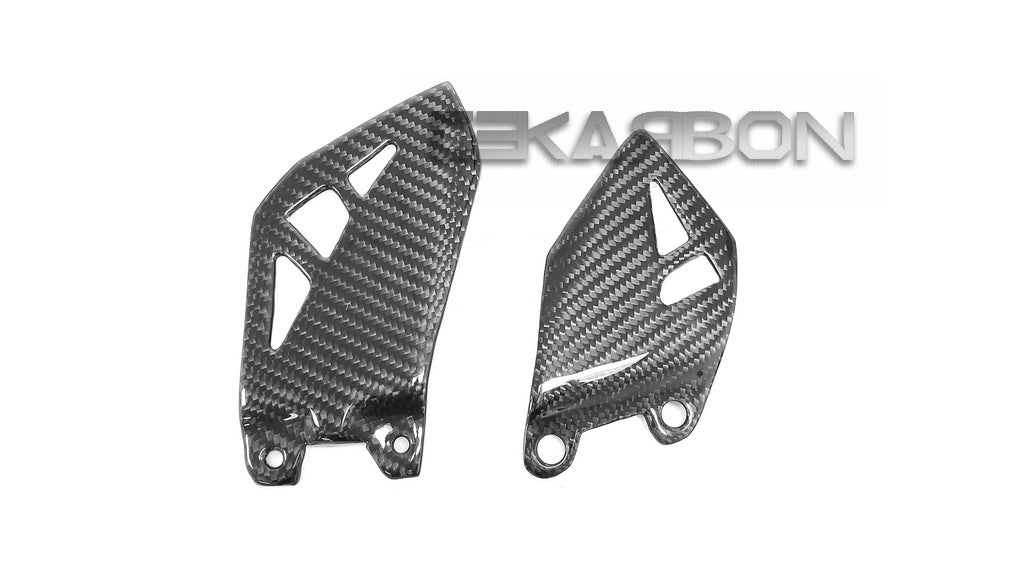 Tekarbon :: 2011 - 2015 Kawasaki ZX10R Carbon Fiber Heel Plates