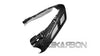2007 - 2008 Kawasaki ZX6R Carbon Fiber Exhaust Cover Vented