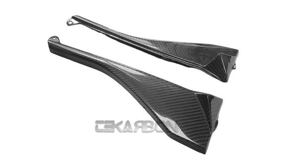 2008 - 2009 Kawasaki ZX10R Carbon Fiber Air Intake Covers