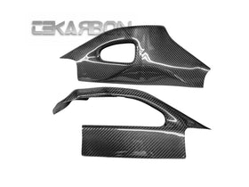 2005 - 2006 Suzuki GSXR 1000 Carbon Fiber Swingarm Covers
