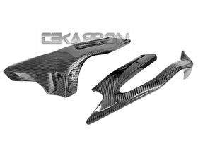 2005 - 2006 Suzuki GSXR 1000 Carbon Fiber Swingarm Covers
