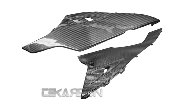 2009 - 2015 Suzuki GSXR 1000 Carbon Fiber Lower Side Fairings