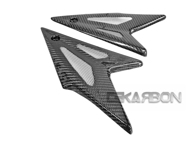 2008 - 2010 Triumph Speed Triple Carbon Fiber Side Tank Panels