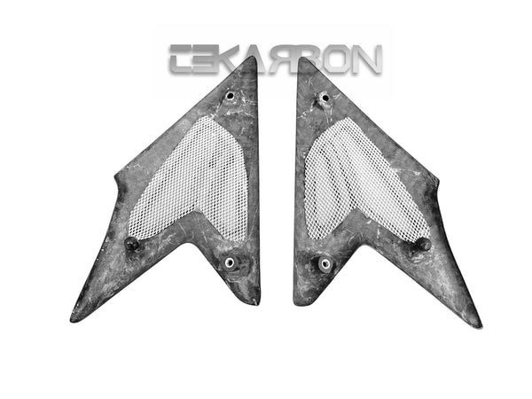 2008 - 2010 Triumph Speed Triple Carbon Fiber Side Tank Panels