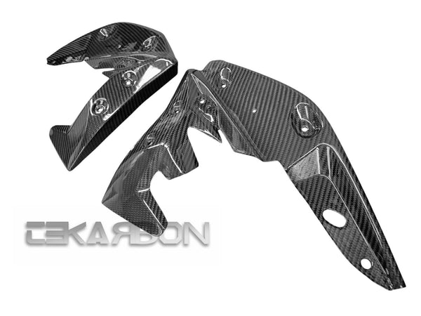 2011 - 2014 Triumph Speed Triple Carbon Fiber Radiator Covers