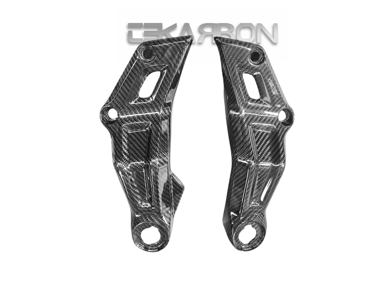 Tekarbon :: 2013 - 2016 Yamaha FZ07 MT07 Carbon Fiber Side Frame Panels
