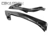 2006 - 2007 Yamaha YZF R6 Carbon Fiber Upper Side Fairings - Twill