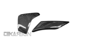 2006 - 2016 Yamaha YZF R6 Carbon Fiber Swingarm Guard Covers (Twill)