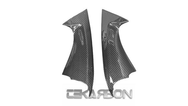 2008 - 2016 Yamaha YZF R6 Carbon Fiber Front Side Panels