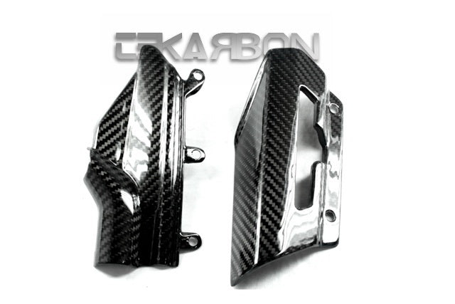 Tekarbon 2011 2013 Aprilia Shiver 750 Carbon Fiber Front Side Panels