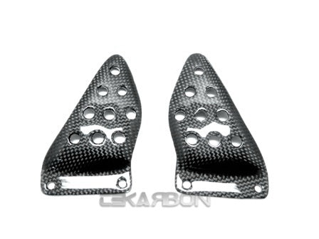2003 - 2010 Buell Lightning / Firebolt Carbon Fiber Rear Heel Plates
