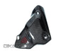 2007 - 2012 Ducati 1198 1098 848 Carbon Fiber Exhaust Cover - Red Emblem