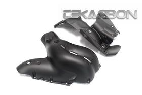 2018 - 2021 Ducati Panigale V4 / Streetfighter V4 Carbon Fiber Exhaust Cover (Matte only)