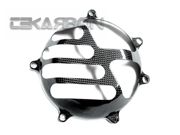 Ducati Carbon Fiber Vented Dry Clutch Cover - fits all model