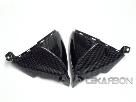 2007 - 2012 Honda CBR600RR Carbon Fiber Headlight Side Panels