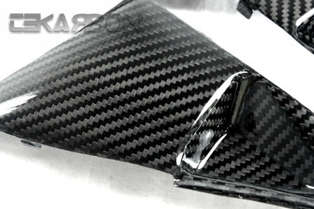 2007 - 2012 Honda CBR600RR Carbon Fiber Triangle Side Panels