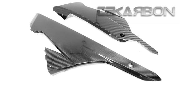 2013 - 2017 Kawasaki Ninja 300 250R Z300 Z250 Carbon Fiber Lower Side Fairings