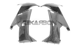 2008 - 2009 Kawasaki ZX10R Carbon Fiber Large Side Fairings