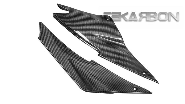 2005 - 2006 Kawasaki ZX6R Carbon Fiber Side Tank Panels