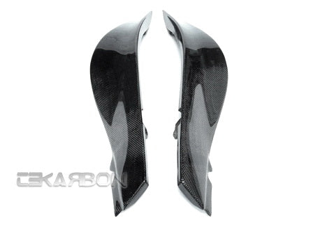 2007 - 2008 Kawasaki ZX6R Carbon Fiber Side Tank Panels