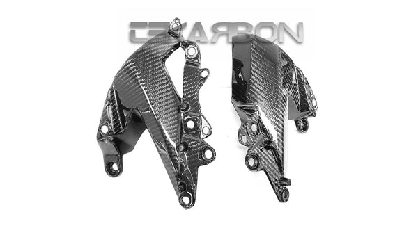 2009 - 2012 Kawasaki ZX6R Carbon Fiber Side Fairing Panels