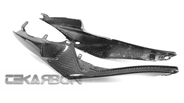 2009 - 2012 Kawasaki ZX6R Carbon Fiber Tail Side Fairings
