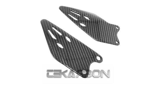 2019 - 2021 Kawasaki ZX6R Carbon Fiber Heel Plates