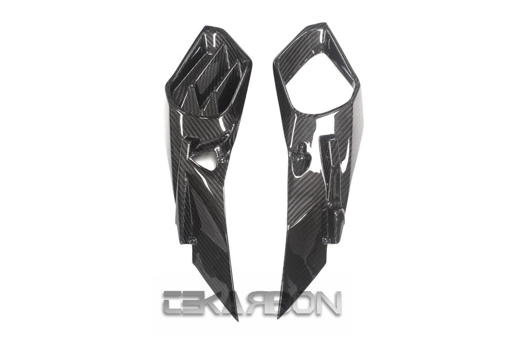 Tekarbon 2015 2019 Kawasaki Ninja H2 Carbon Fiber Front Air Ram Intake Covers