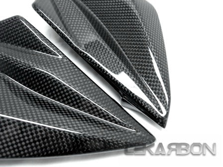 2010 - 2012 Kawasaki Z1000 Carbon Fiber Headlight Side Panels