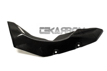 2013 - 2016 Kawasaki Z800 Carbon Fiber Lower Heat Shield RH