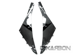 2009 - 2012 Kawasaki ZX6R Carbon Fiber Inner Side Panels