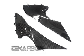 2013 - 2016 Kawasaki ZX6R Carbon Fiber Inner Side Panels