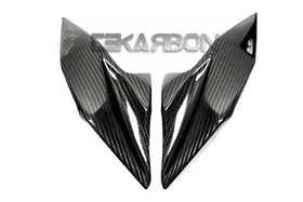 2013 - 2016 Kawasaki Z800 Carbon Fiber Headlight Side Panels