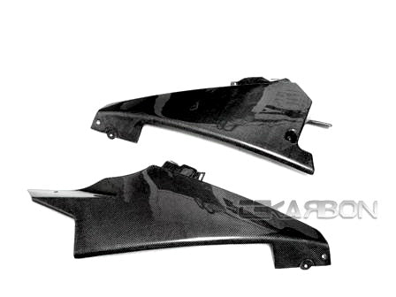 2007 - 2008 Suzuki GSXR 1000 Carbon Fiber Lower Side Fairings