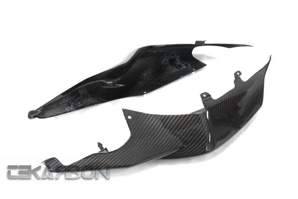 2007 - 2008 Suzuki GSXR 1000 Carbon Fiber Tail Side Fairings