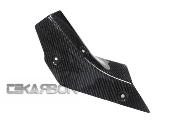 2015 - 2019 Yamaha YZF R1 Carbon Fiber Exhaust Cover (Twill)